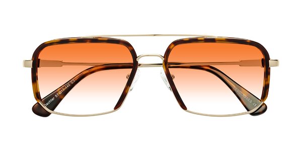 Front of Dechter in Tortoise / Gold