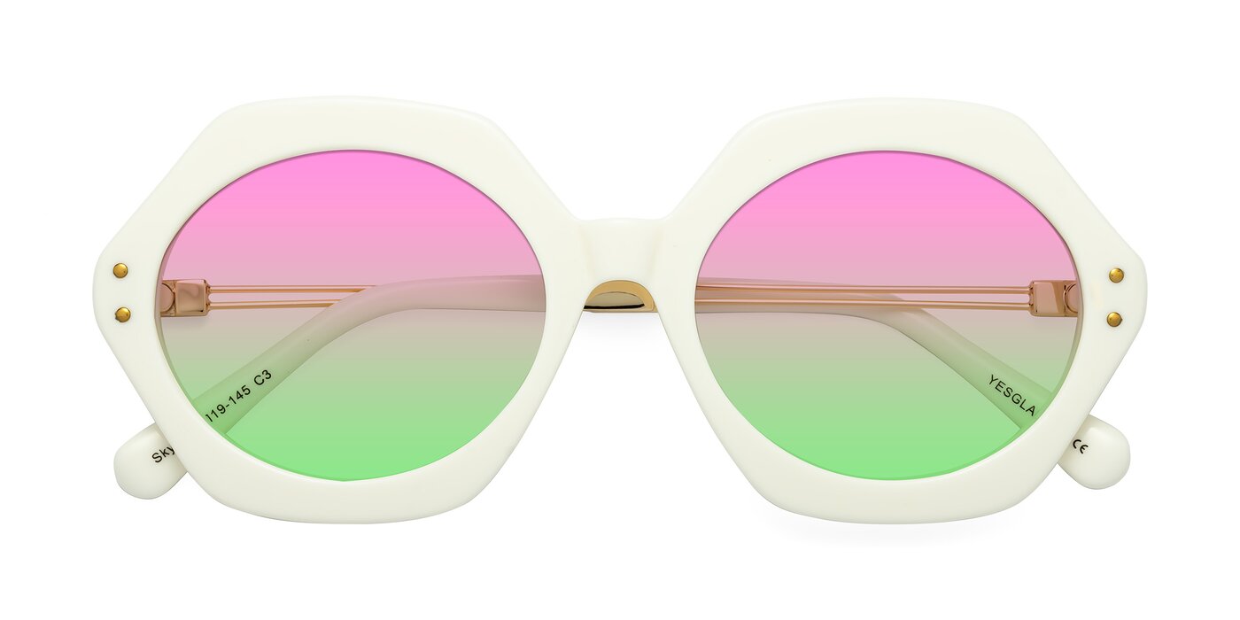 Skye - Ivory Gradient Sunglasses