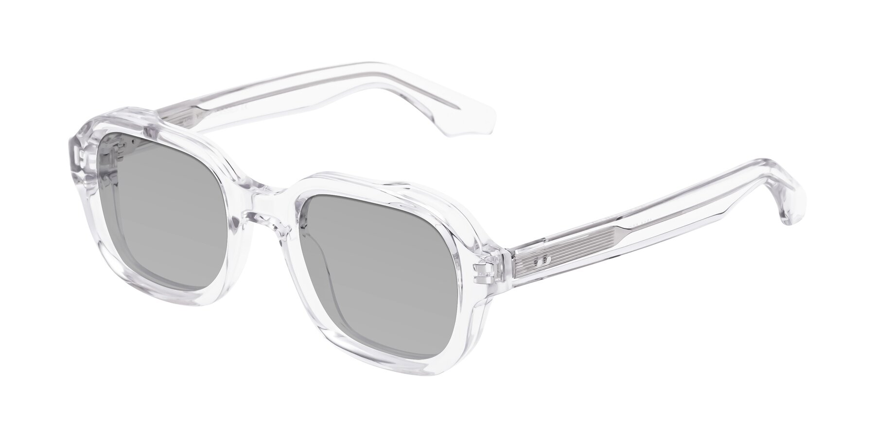 Angle of Unite in Clear with Light Gray Tinted Lenses