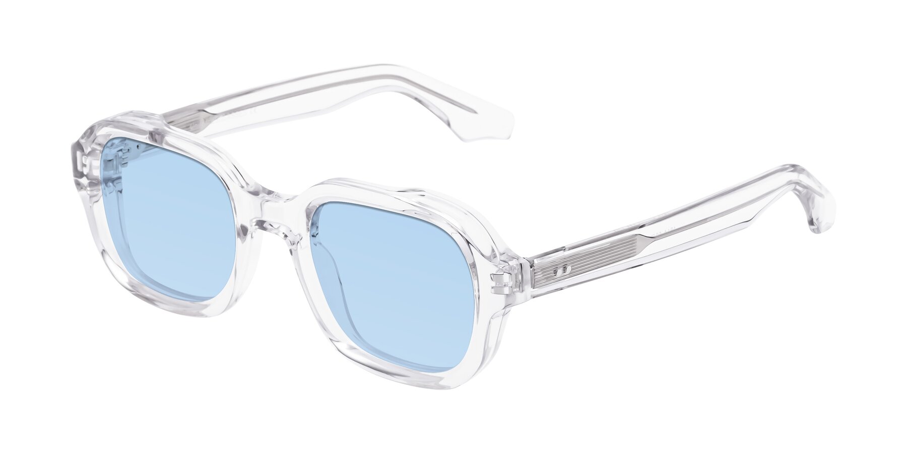 Angle of Unite in Clear with Light Blue Tinted Lenses