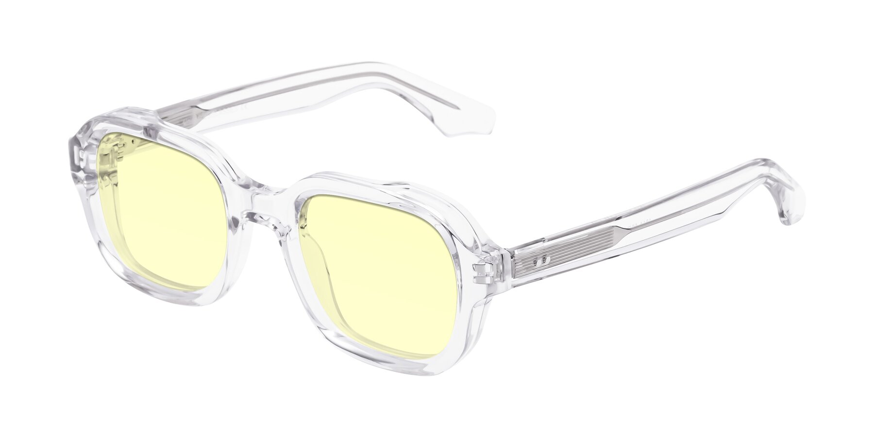 Angle of Unite in Clear with Light Yellow Tinted Lenses