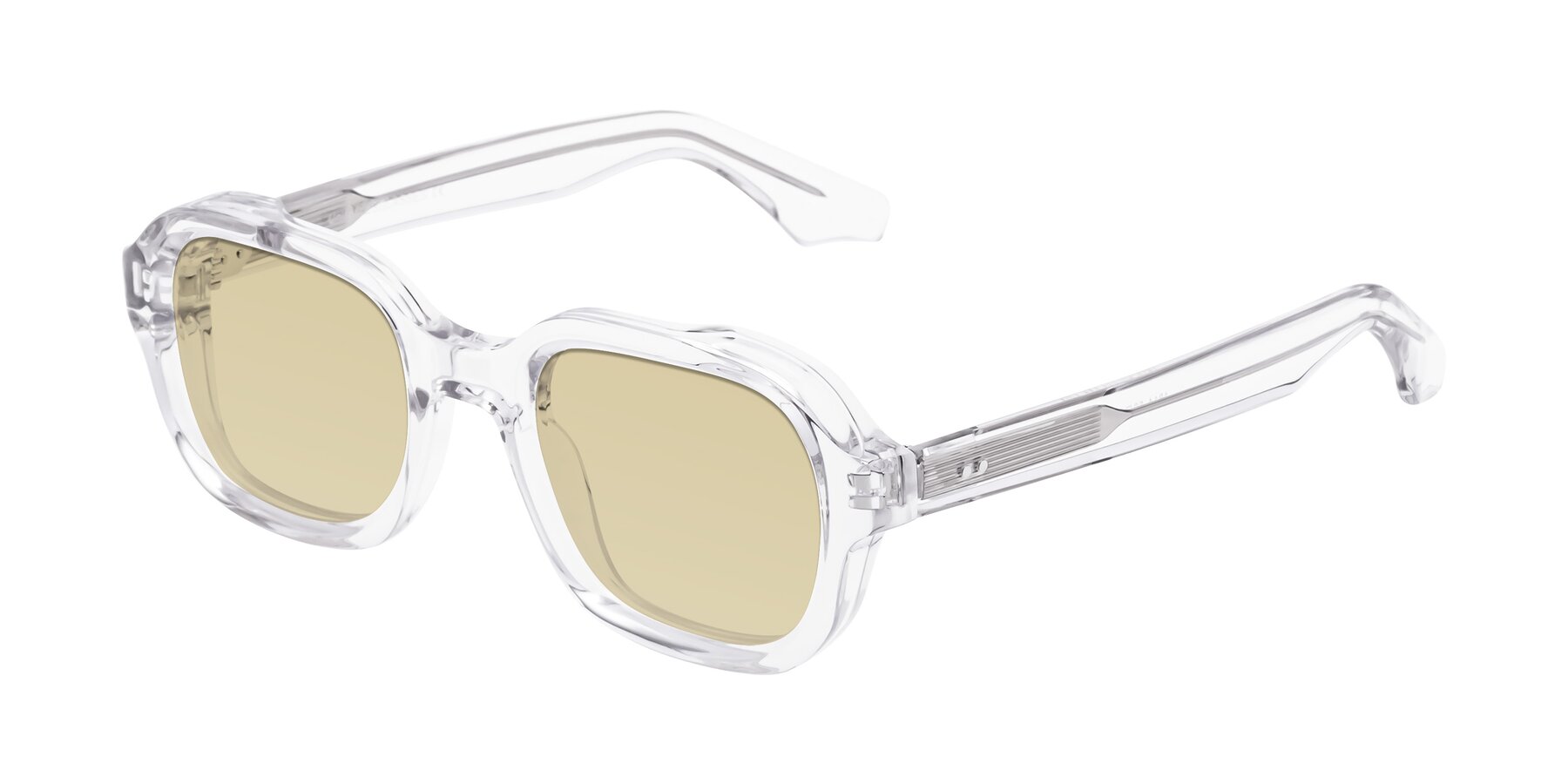 Angle of Unite in Clear with Light Champagne Tinted Lenses