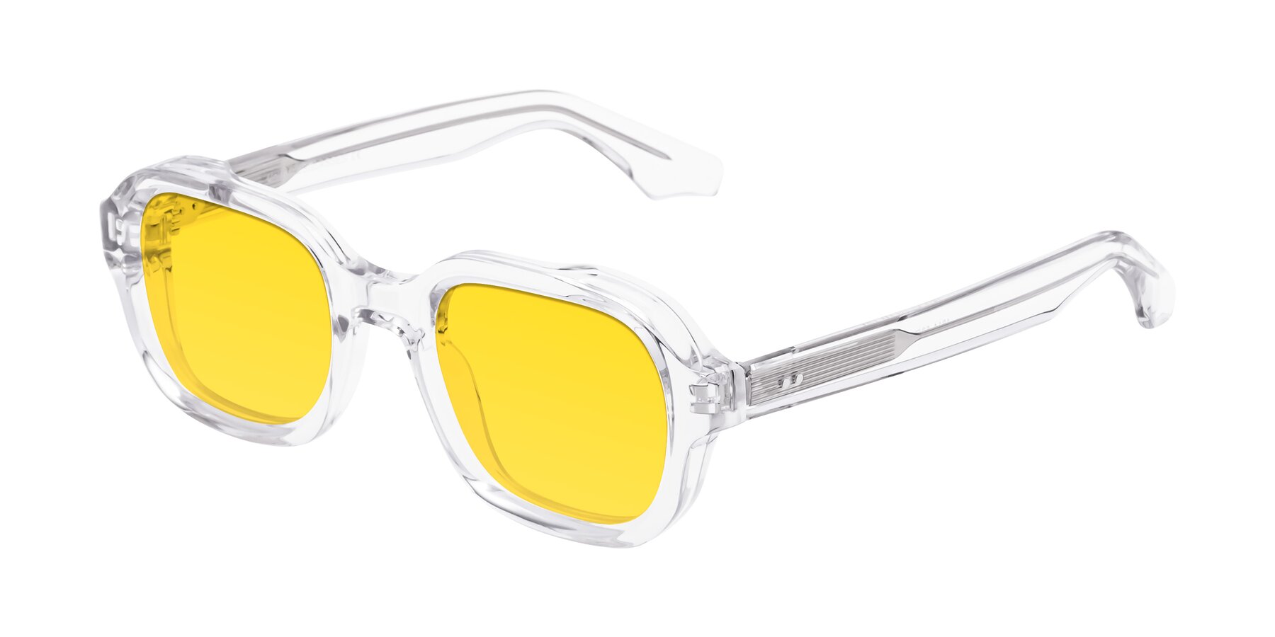 Angle of Unite in Clear with Yellow Tinted Lenses