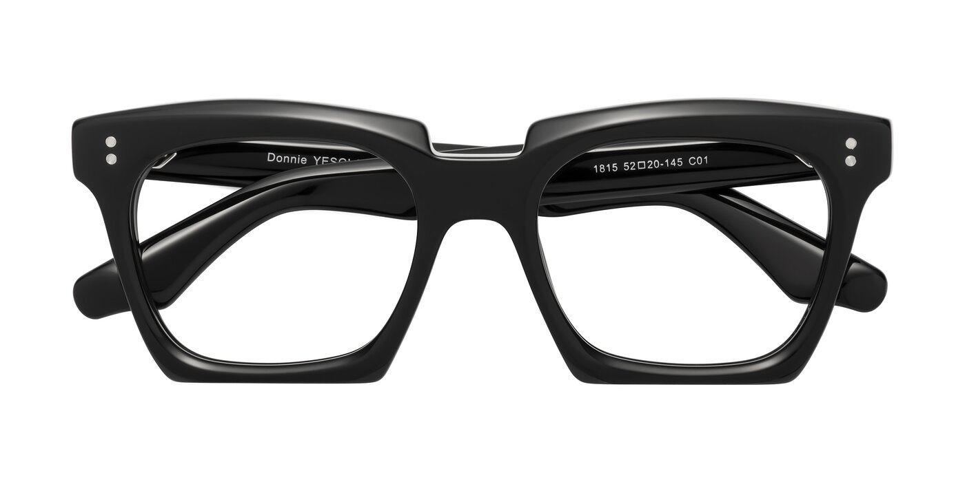 Donnie - Black Eyeglasses