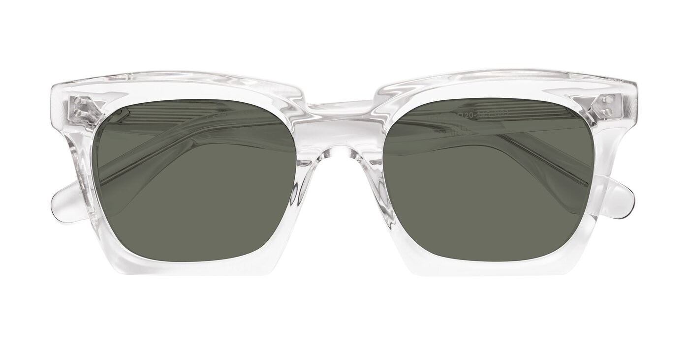 Donnie - Clear Polarized Sunglasses