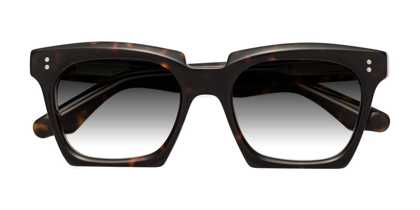 Donnie - Tortoise / Clear Gradient Sunglasses