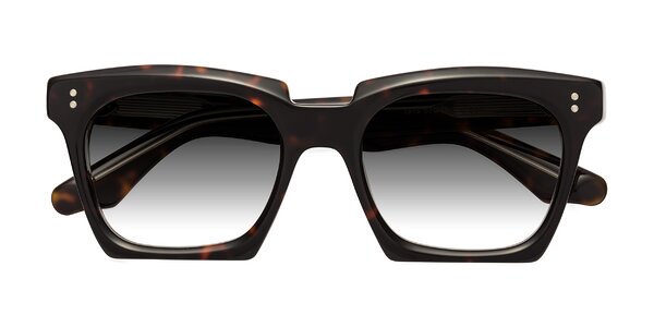 Front of Donnie in Tortoise / Clear