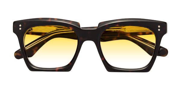 Front of Donnie in Tortoise / Clear