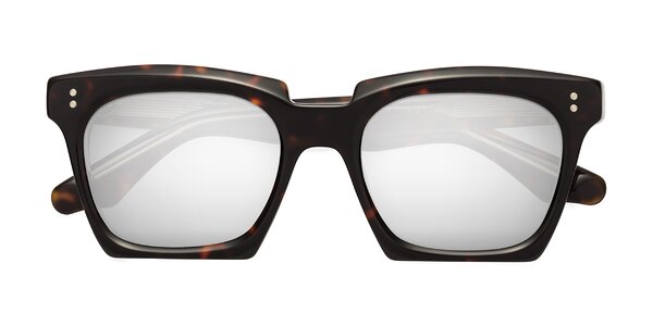 Front of Donnie in Tortoise / Clear