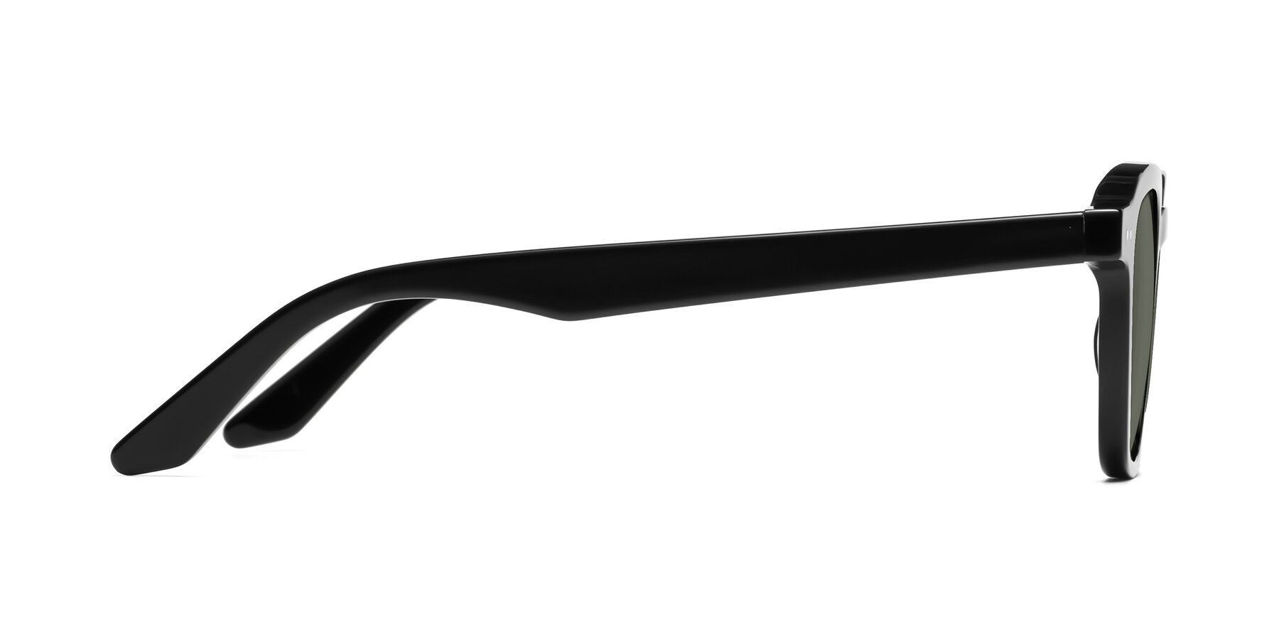 Side of Nice in Black with Gray Polarized Lenses