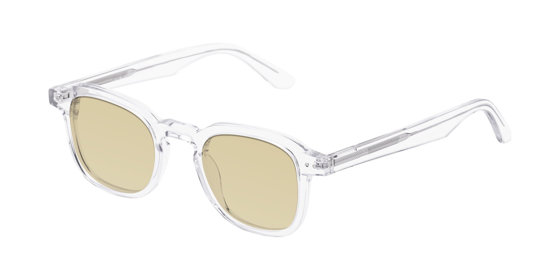 Angle of Nice in Clear with Light Champagne Tinted Lenses