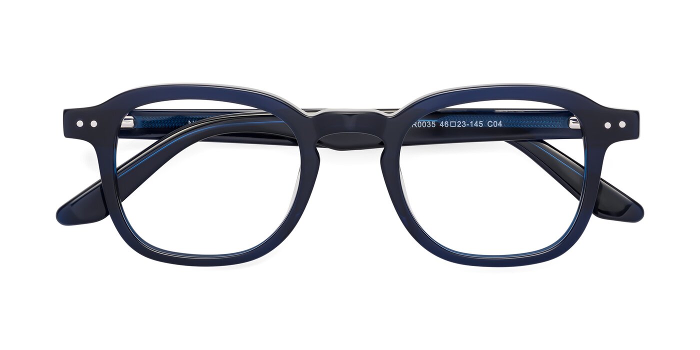Nice - Deep Blue Eyeglasses
