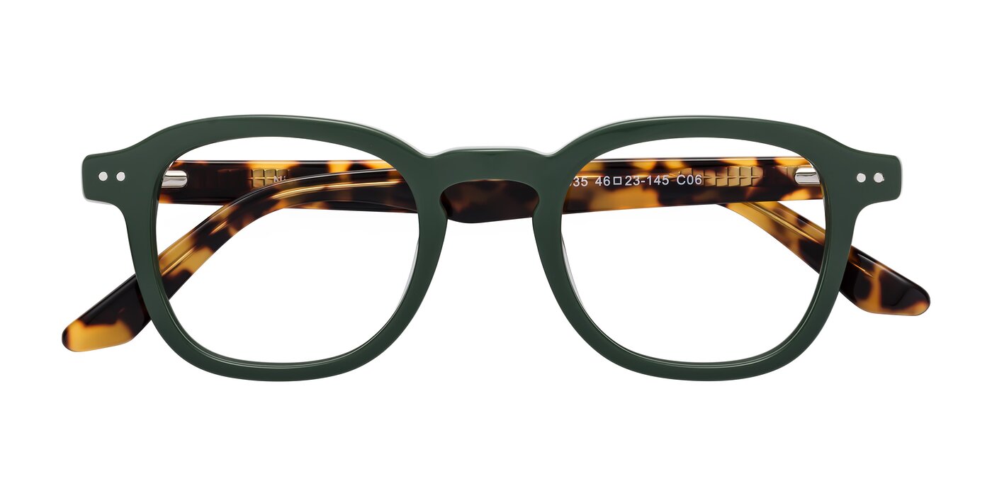 Nice - Seaweed / Tortoise Eyeglasses