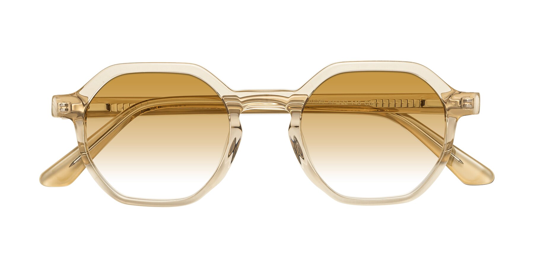 Folded Front of Lucian in Champagne with Champagne Gradient Lenses