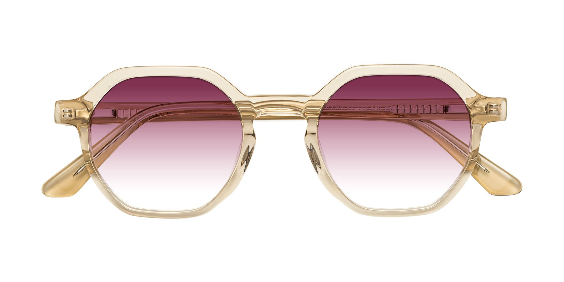 Folded Front of Lucian in Champagne with Wine Gradient Lenses