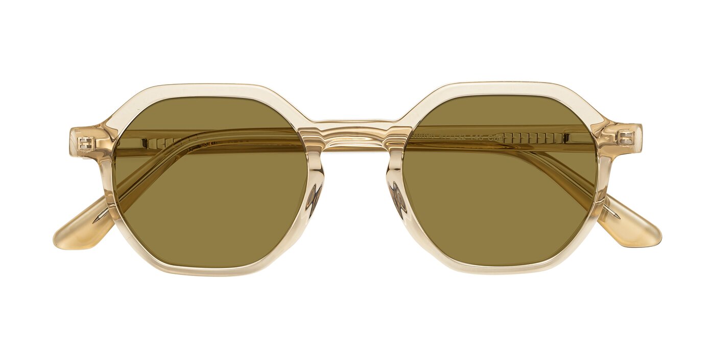 Lucian - Champagne Polarized Sunglasses