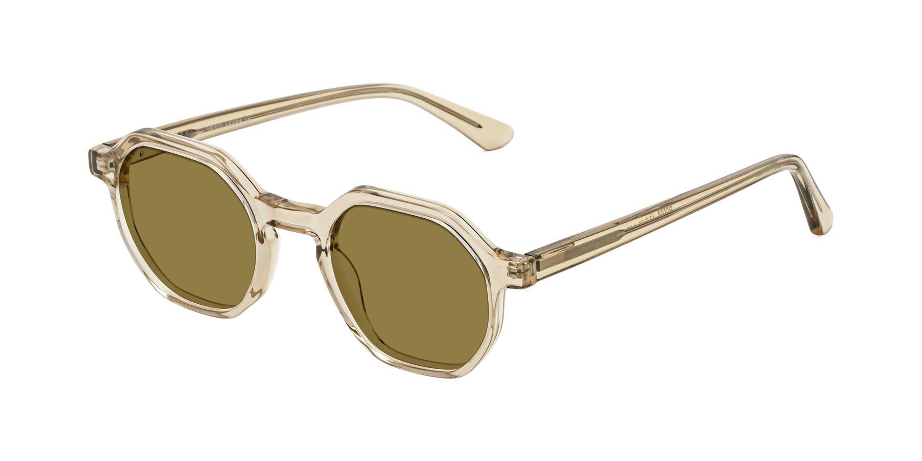Angle of Lucian in Champagne with Brown Polarized Lenses