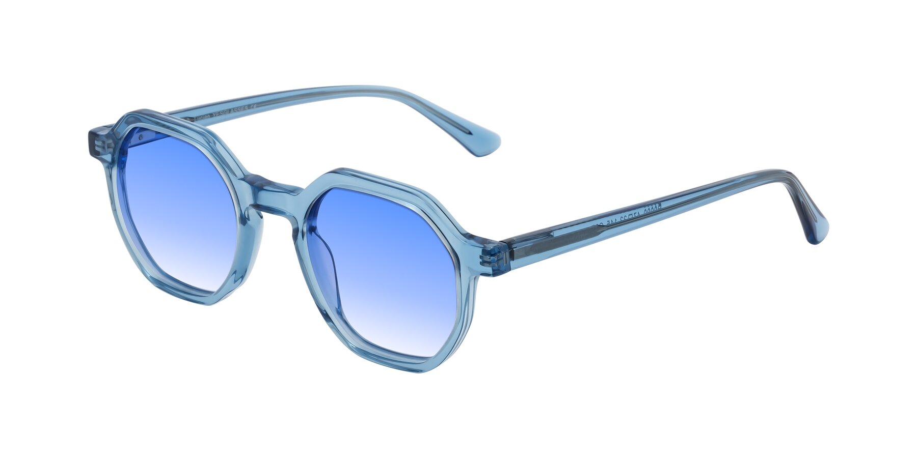 Angle of Lucian in Sky Blue with Blue Gradient Lenses