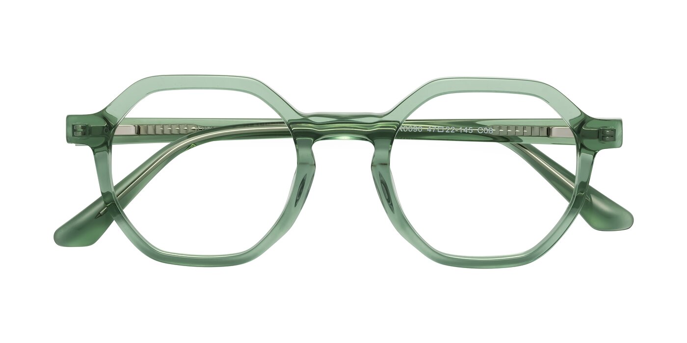 Lucian - Light Green Eyeglasses