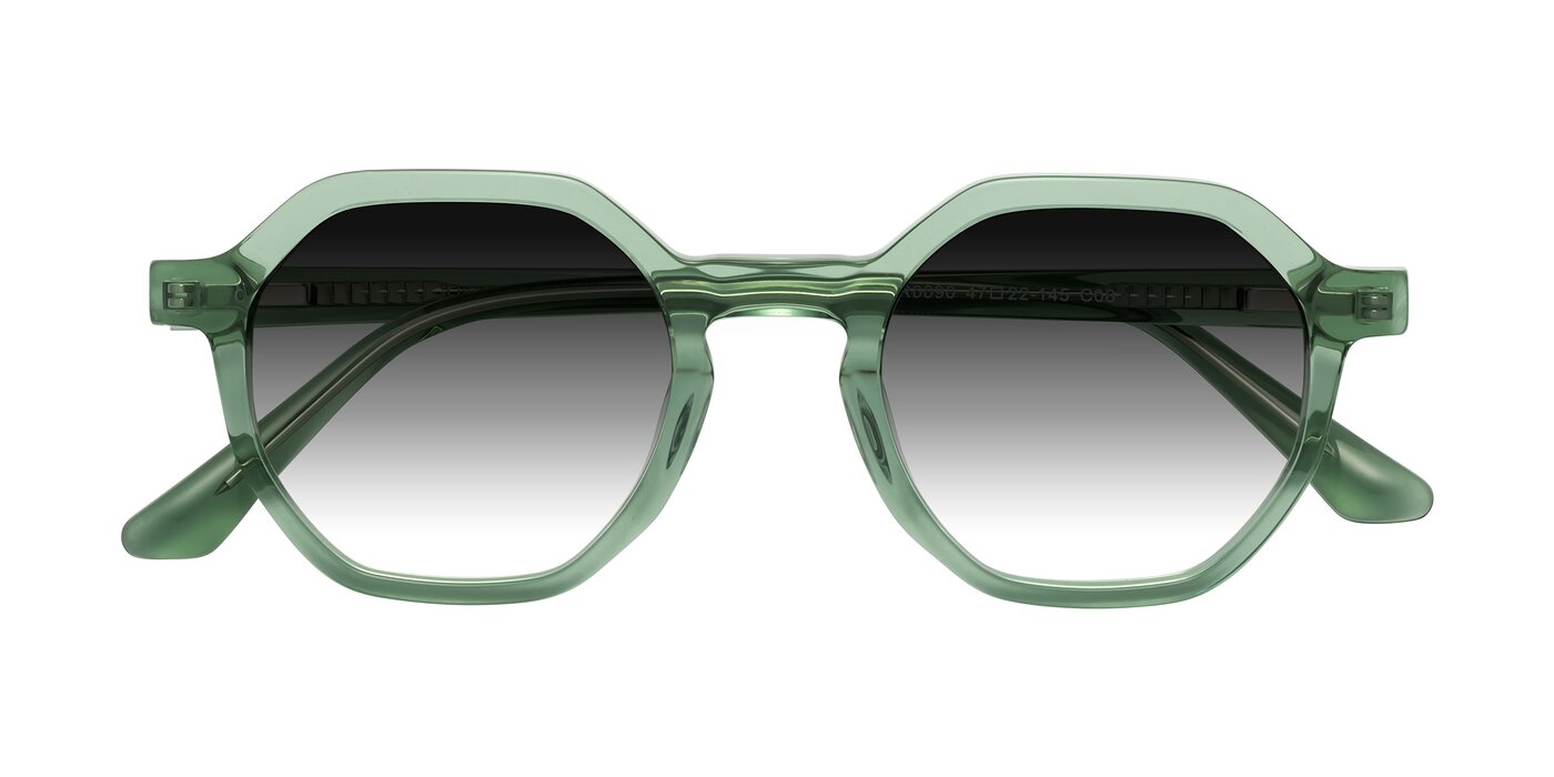 Lucian - Light Green Gradient Sunglasses