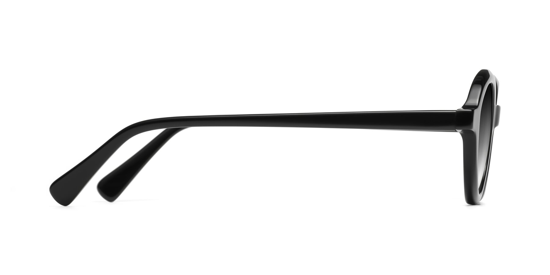 Side of Seed in Black with Gray Gradient Lenses