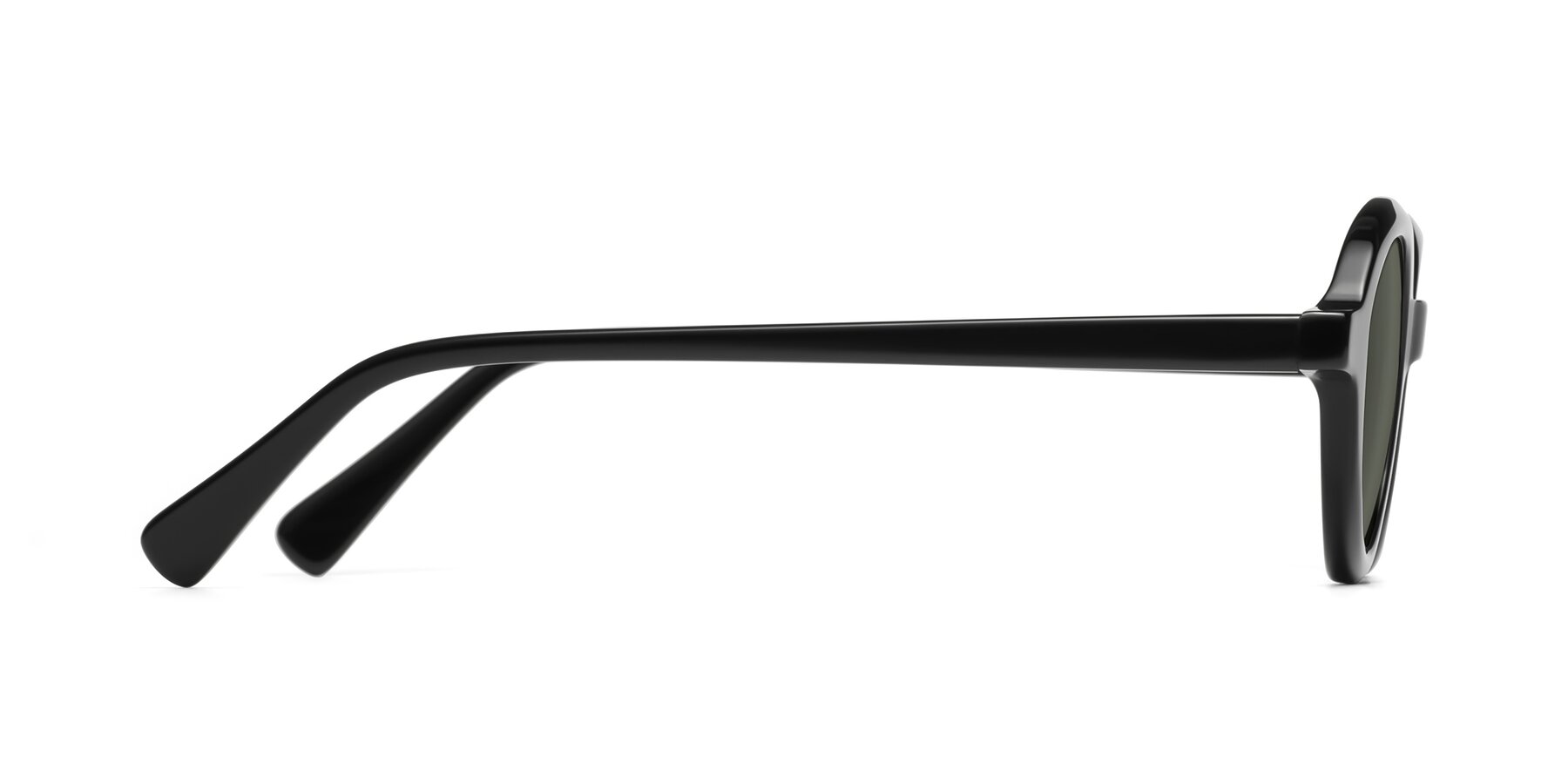 Side of Seed in Black with Gray Polarized Lenses