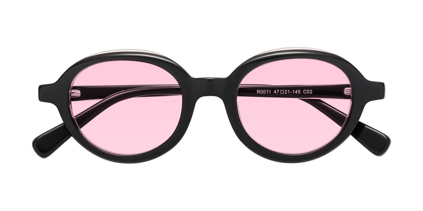 Seed - Black / Light Pink Tinted Sunglasses
