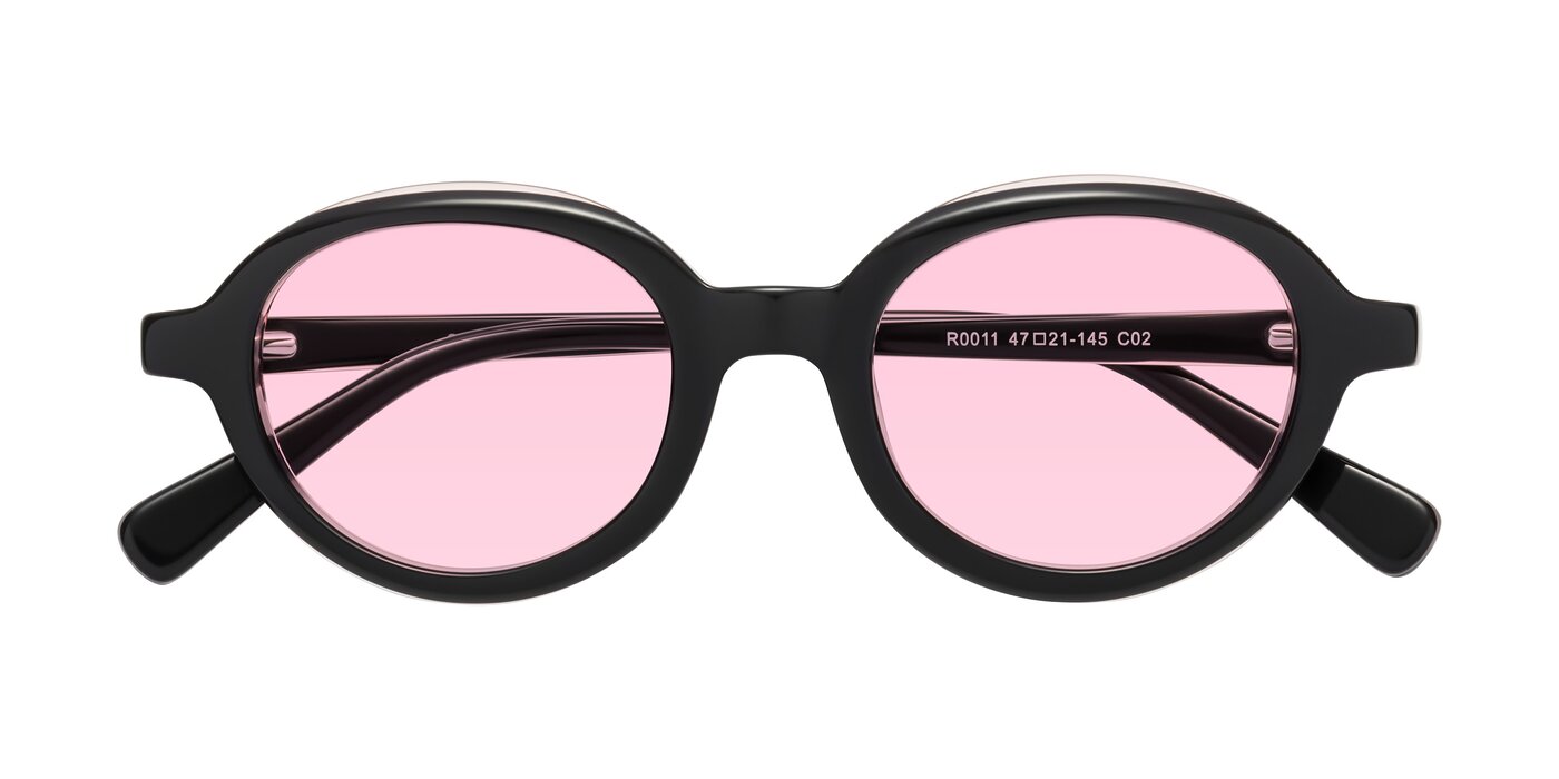 Seed - Black/Light Pink Tinted Sunglasses