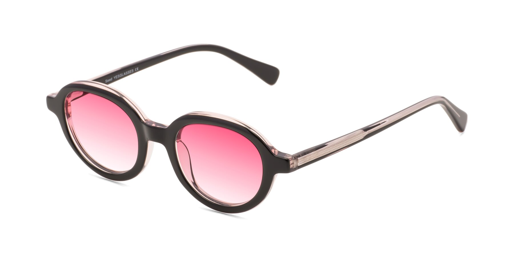 Angle of Seed in Black-Light Pink with Pink Gradient Lenses