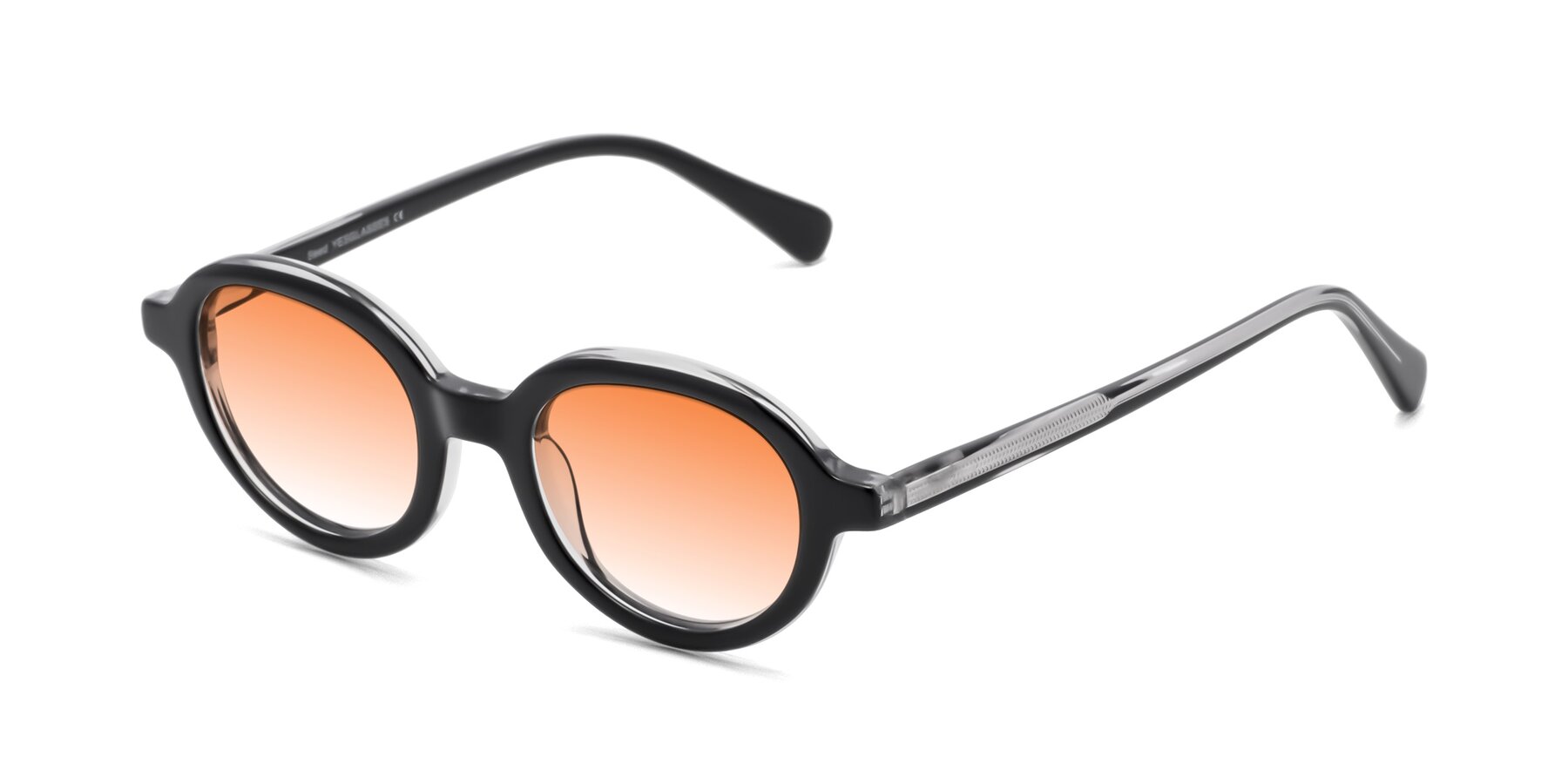 Angle of Seed in Black-Clear with Orange Gradient Lenses