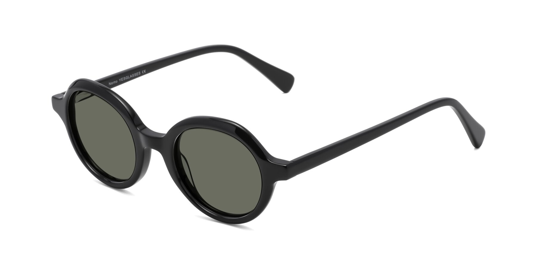 Angle of Nemo in Black with Gray Polarized Lenses