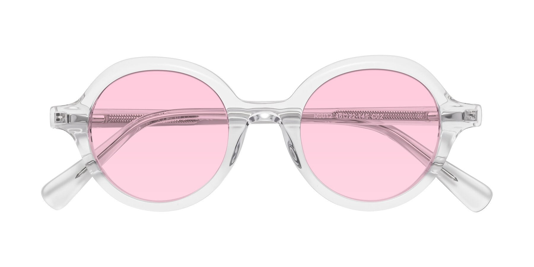 Folded Front of Nemo in Clear with Light Pink Tinted Lenses