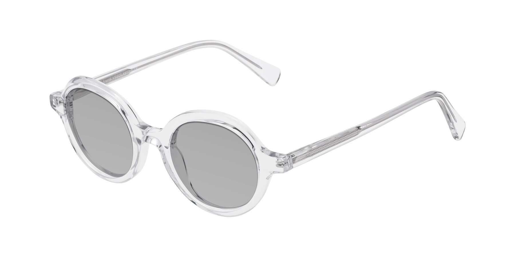 Angle of Nemo in Clear with Light Gray Tinted Lenses