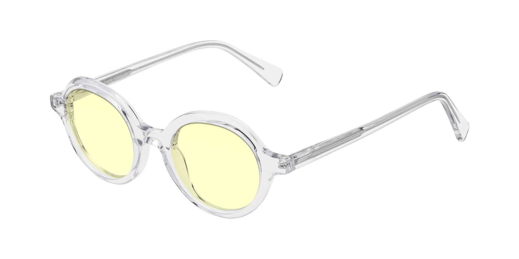 Angle of Nemo in Clear with Light Yellow Tinted Lenses