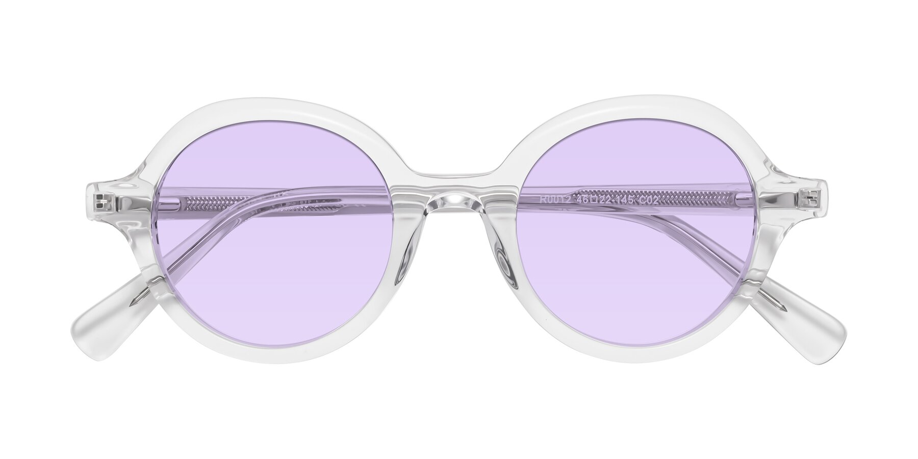 Folded Front of Nemo in Clear with Light Purple Tinted Lenses