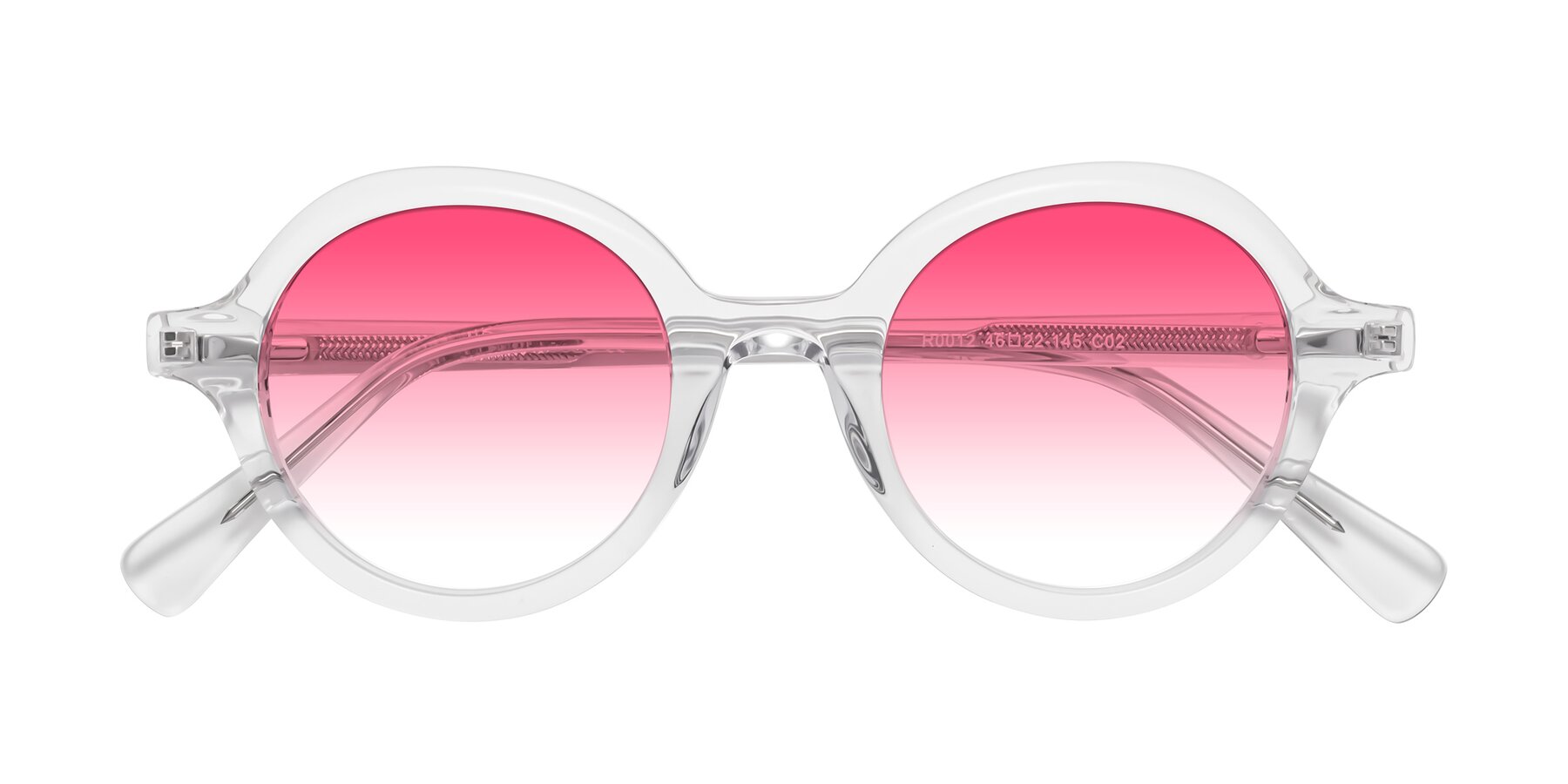 Folded Front of Nemo in Clear with Pink Gradient Lenses