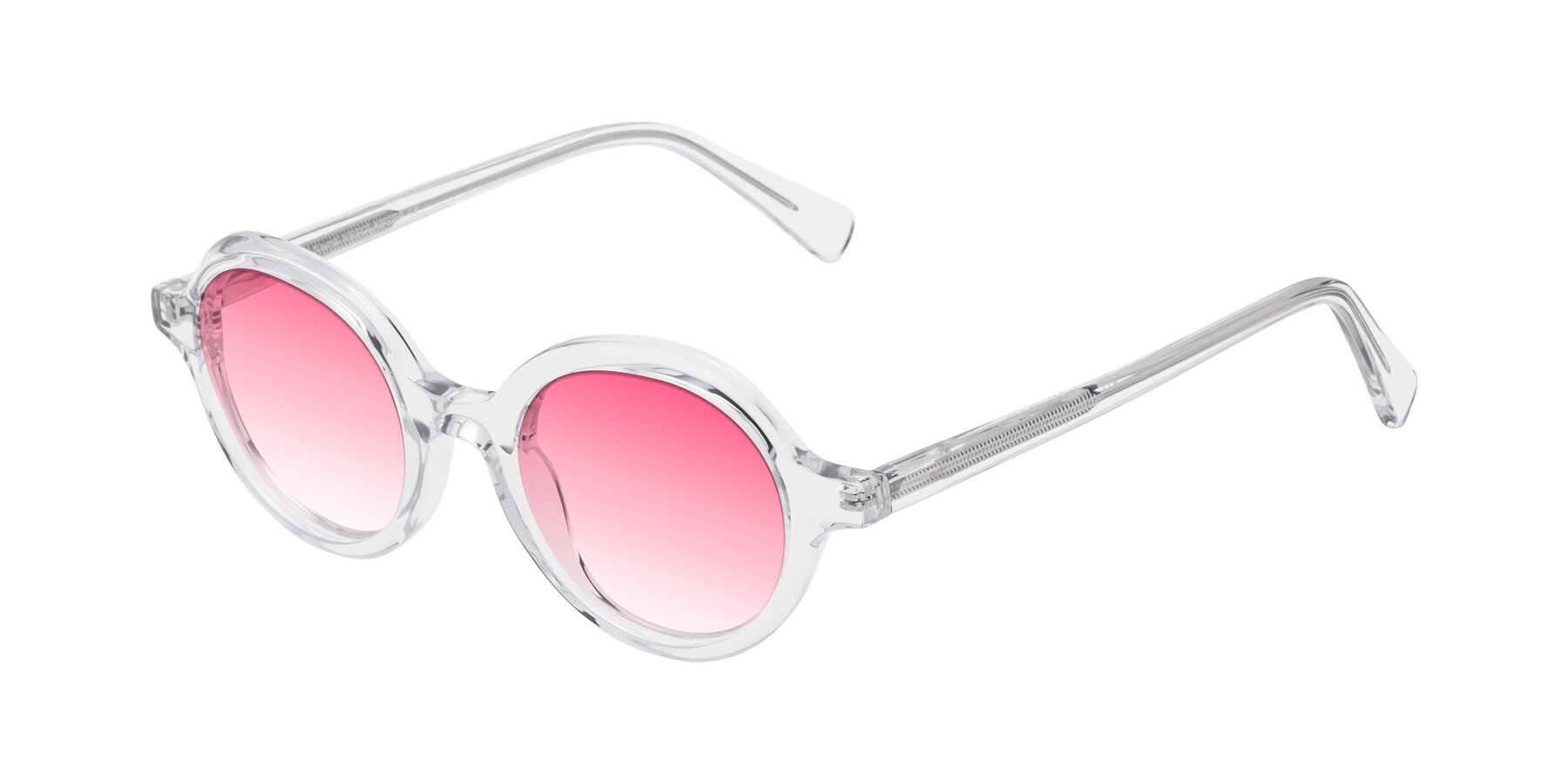 Angle of Nemo in Clear with Pink Gradient Lenses