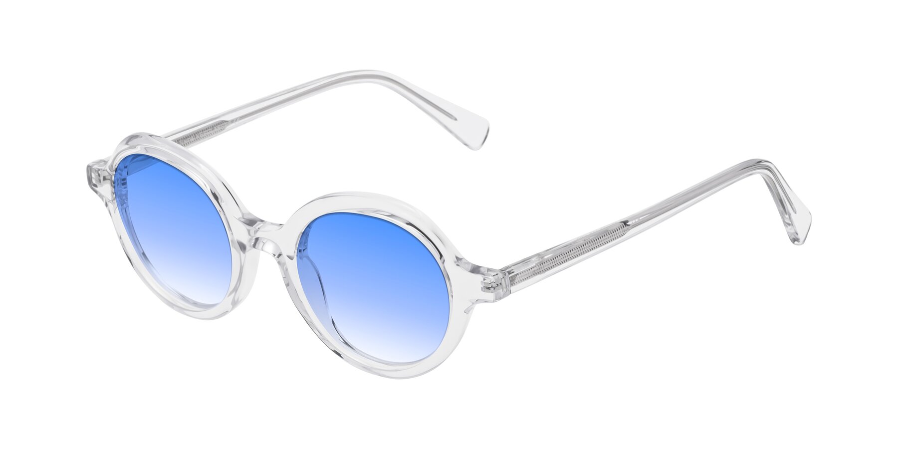 Angle of Nemo in Clear with Blue Gradient Lenses