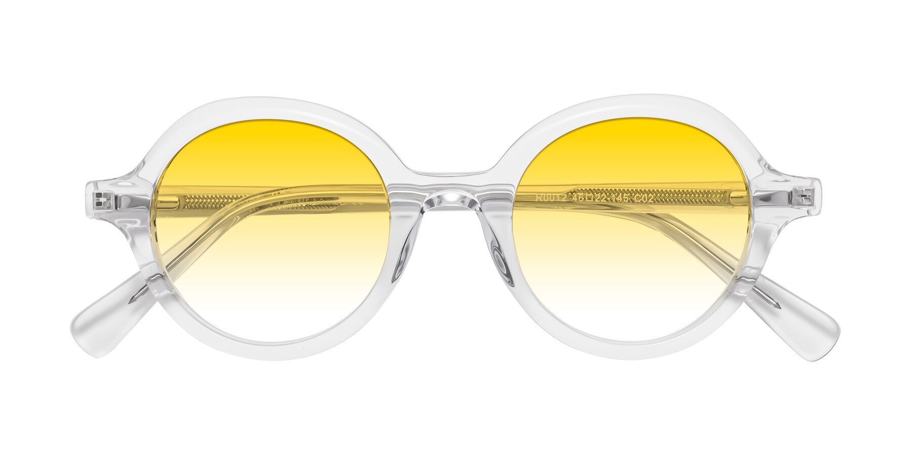 Folded Front of Nemo in Clear with Yellow Gradient Lenses