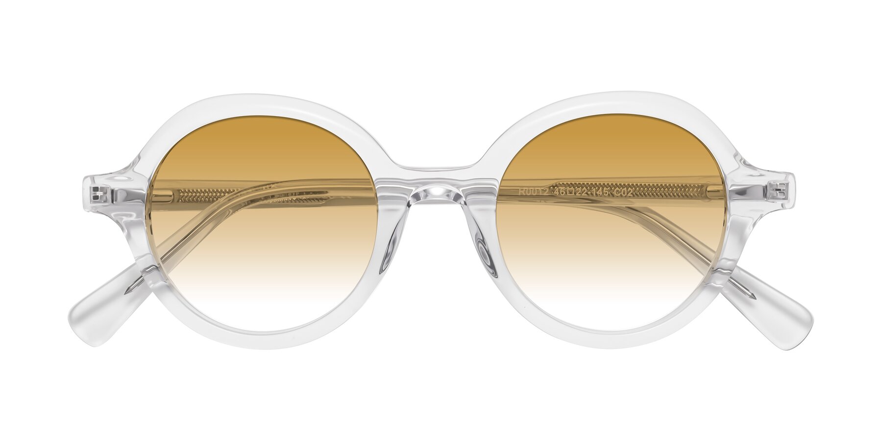 Folded Front of Nemo in Clear with Champagne Gradient Lenses