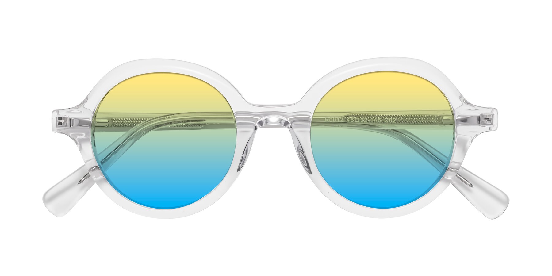 Folded Front of Nemo in Clear with Yellow / Blue Gradient Lenses