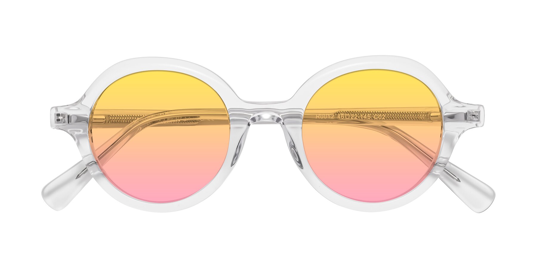 Folded Front of Nemo in Clear with Yellow / Pink Gradient Lenses