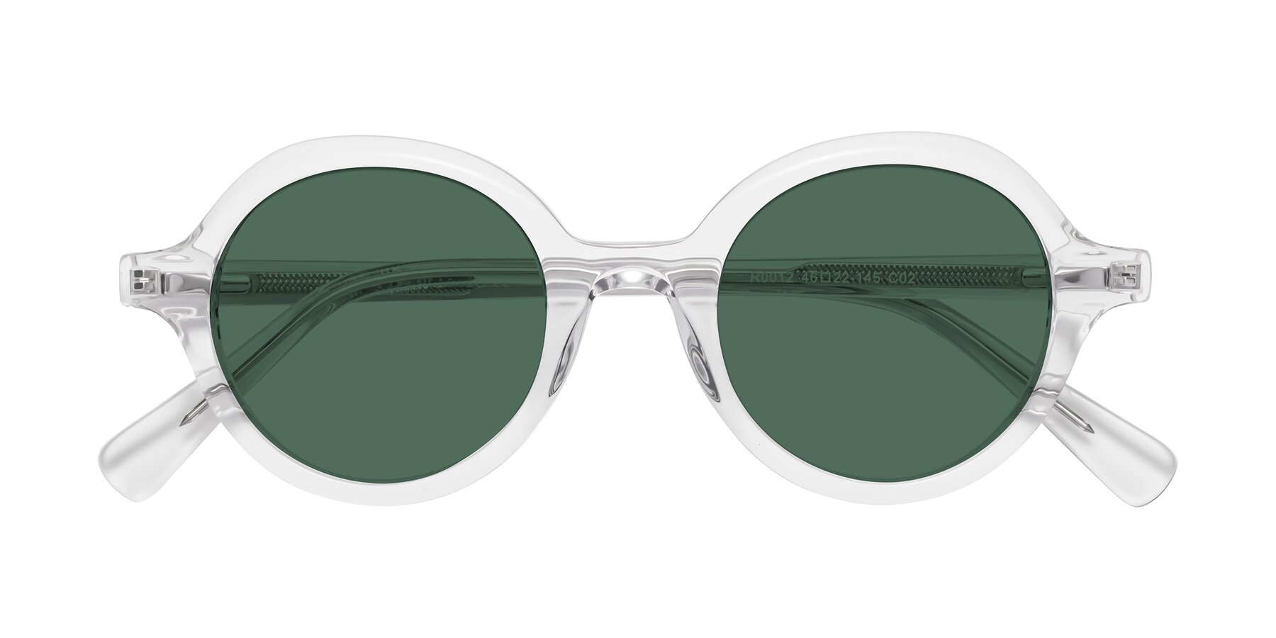 Folded Front of Nemo in Clear with Green Polarized Lenses