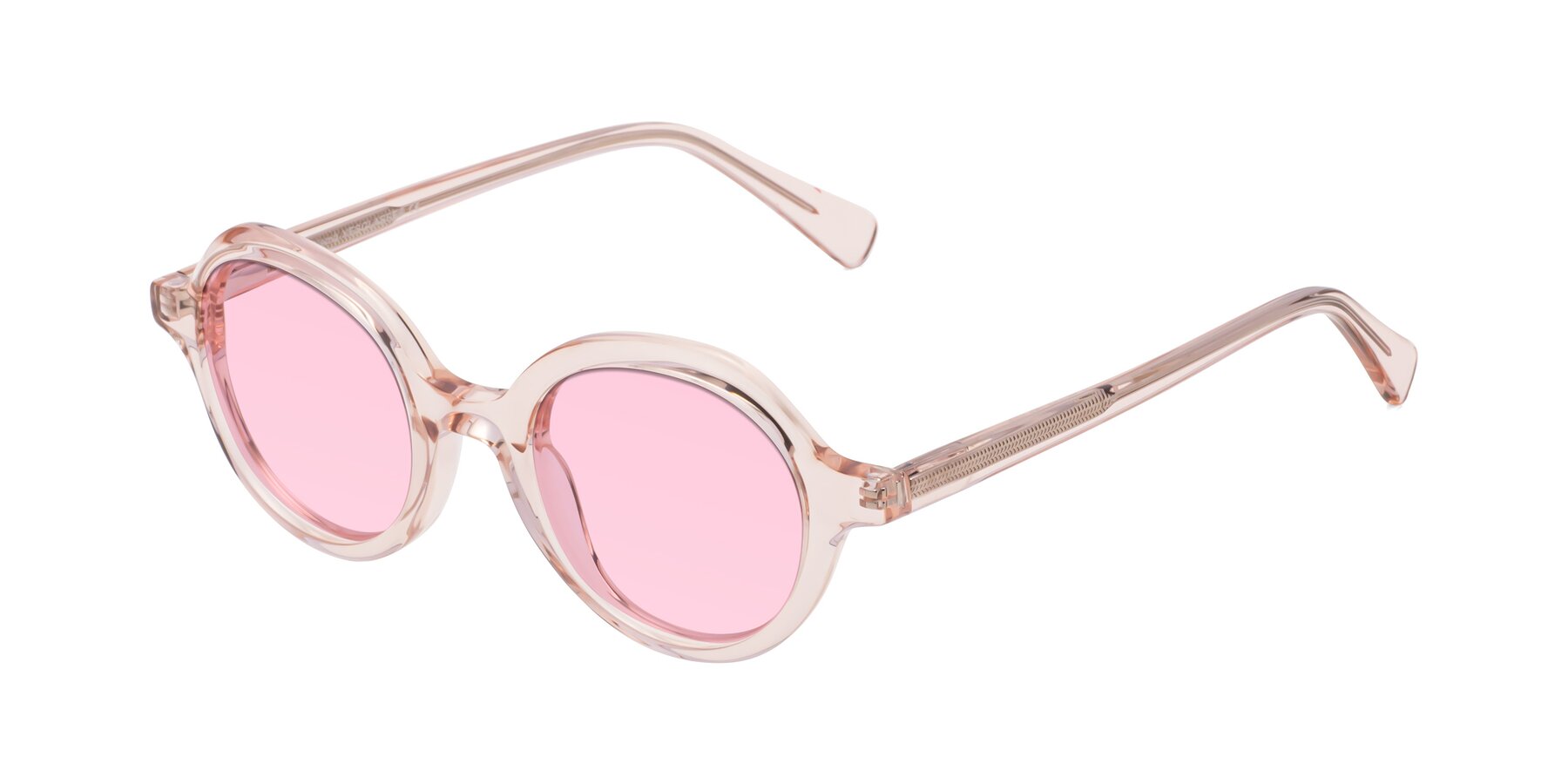 Angle of Nemo in Light Pink with Light Pink Tinted Lenses