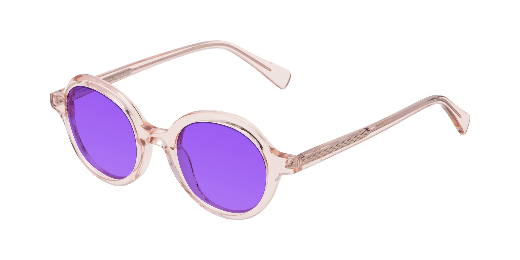 Angle of Nemo in Light Pink with Purple Tinted Lenses