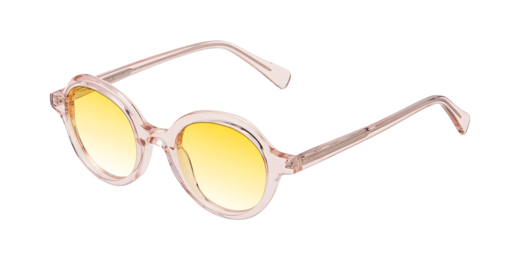 Angle of Nemo in Light Pink with Yellow Gradient Lenses