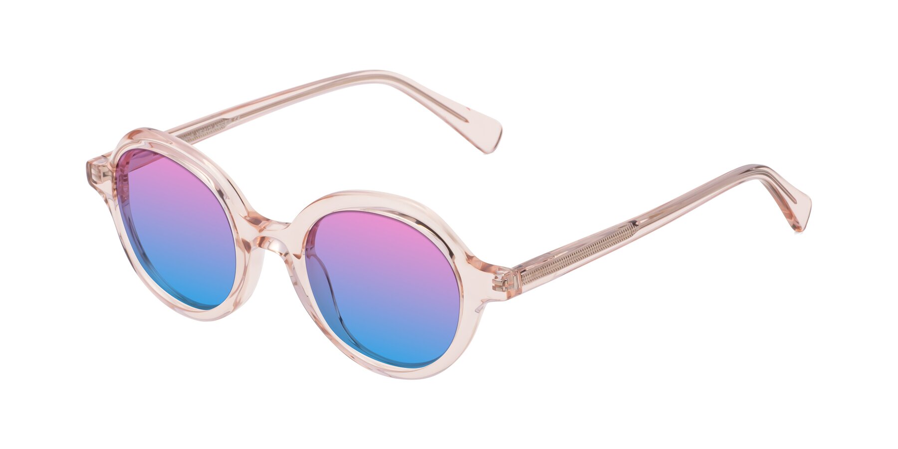 Angle of Nemo in Light Pink with Pink / Blue Gradient Lenses