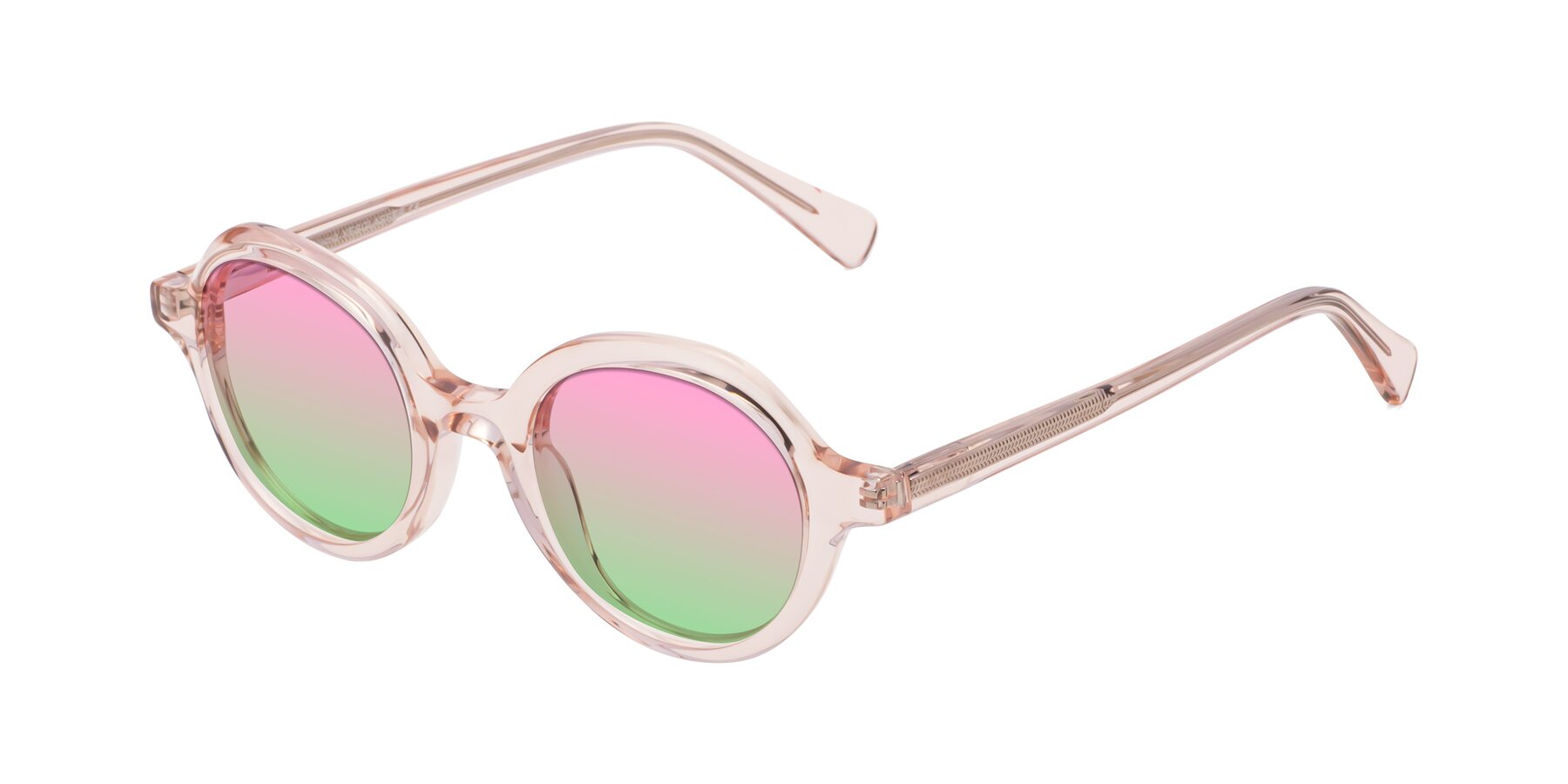 Angle of Nemo in Light Pink with Pink / Green Gradient Lenses