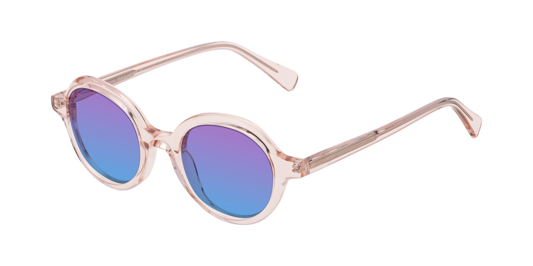 Angle of Nemo in Light Pink with Purple / Blue Gradient Lenses