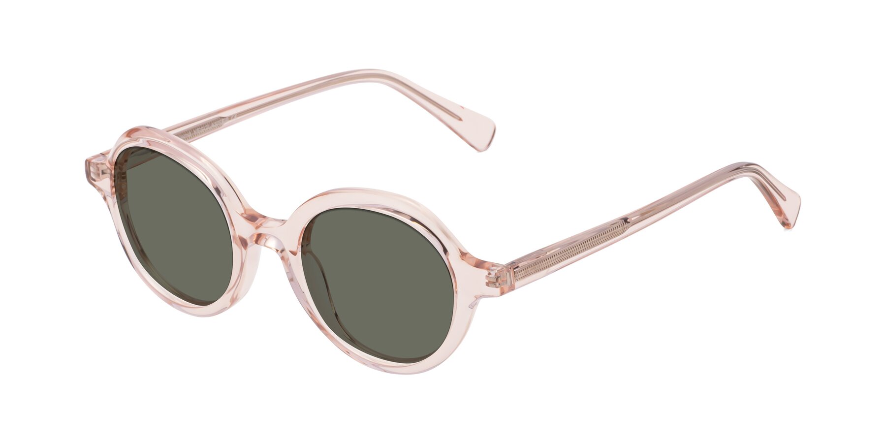 Angle of Nemo in Light Pink with Gray Polarized Lenses